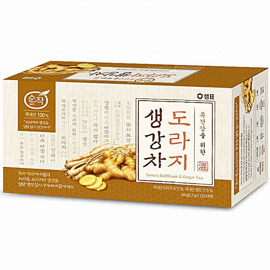 샘표식품 샘표 순작 도라지생강차 티백 120T