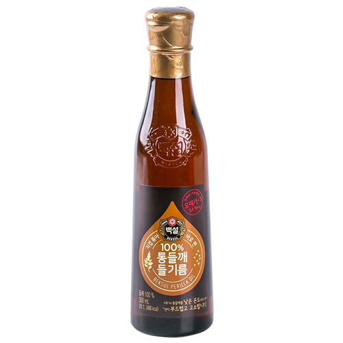 백설 100% 통들깨 들기름 300ml