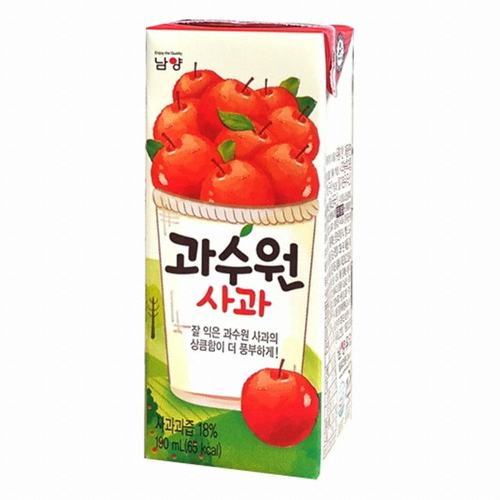 남양유업 과수원 사과 190ml