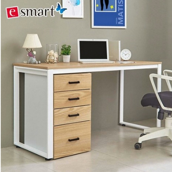 E스마트 스틸책상+서랍장세트