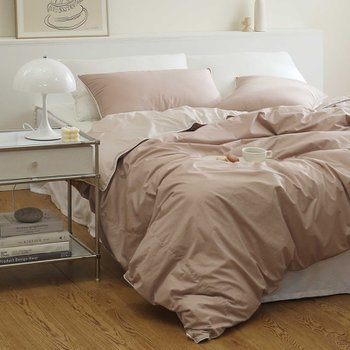 플로라 클린 순면 고밀도 60수 양면 이불커버 풀세트