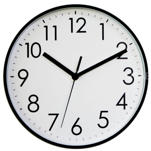 심플  벽시계 무소음 벽걸이 인테리어