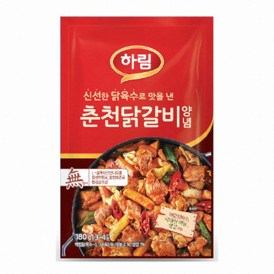 하림 춘천 닭갈비 양념 180g