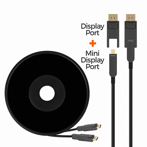 이지넷유비쿼터스 넥스트 DP + Mini DP 1.4 AOC 광 케이블