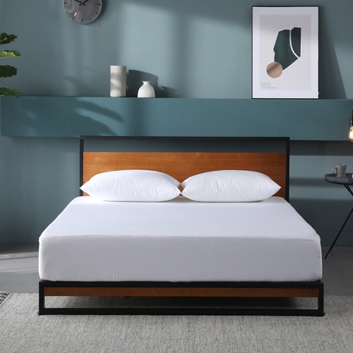 지누스 아이언라인 하이브리드 침대 Q