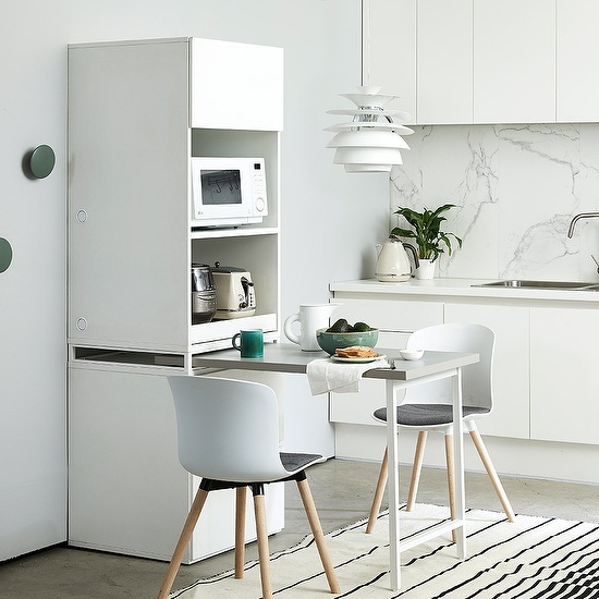 한샘 키친온 렌지대 테이블형 높은장