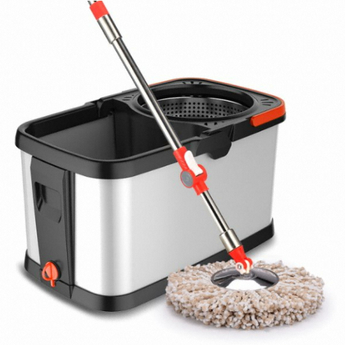 비오엠인터내셔널  부자오빠 올스틸 통돌이 회전걸레