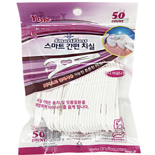 삼정물산  스마트 간편 치실 Y타입 (50개)