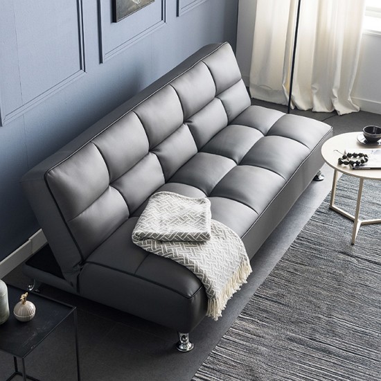 자네트가구 쿠다스 접이식 가죽 소파베드 3인용