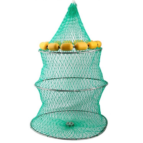 머털낚시  핸들부력망+로프 45Cm 고기망