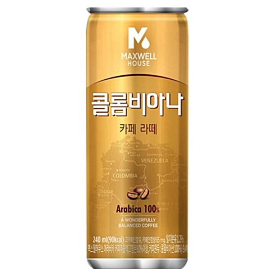 맥스웰하우스 콜롬비아나 카페라떼 240ml