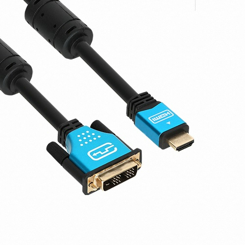 강원전자 NETmate HDMI to DVI Blue Metal 케이블 [15m]