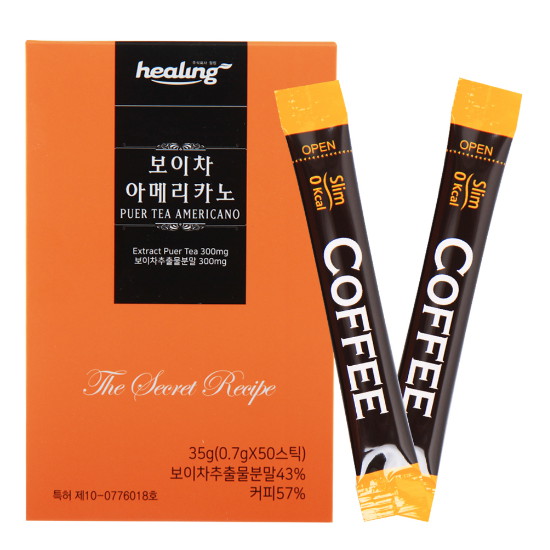 힐링  보이차추출 50스틱