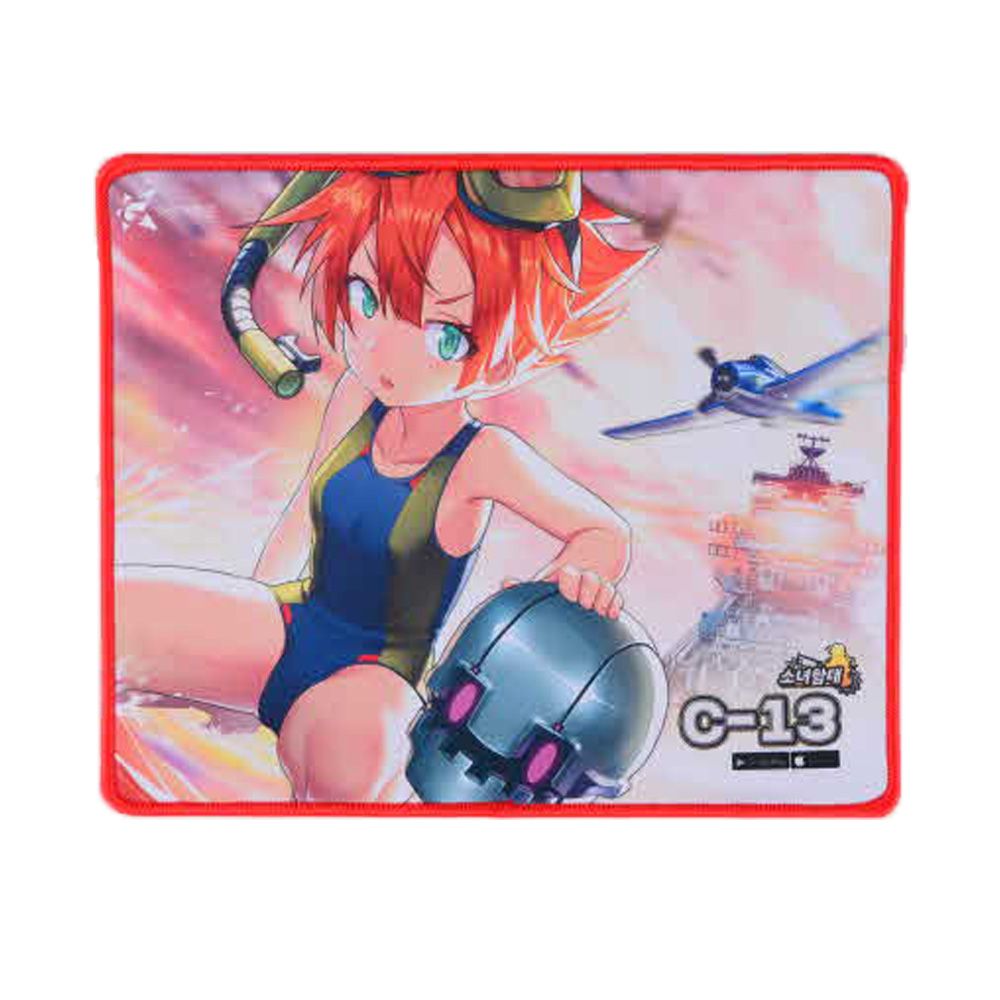 지클릭커  소녀함대 게이밍 마우스패드