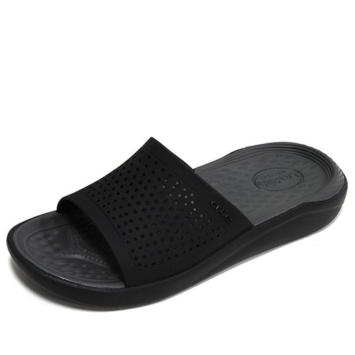 크록스 남녀공용 라이트 라이드 슬라이드_205183-0DD