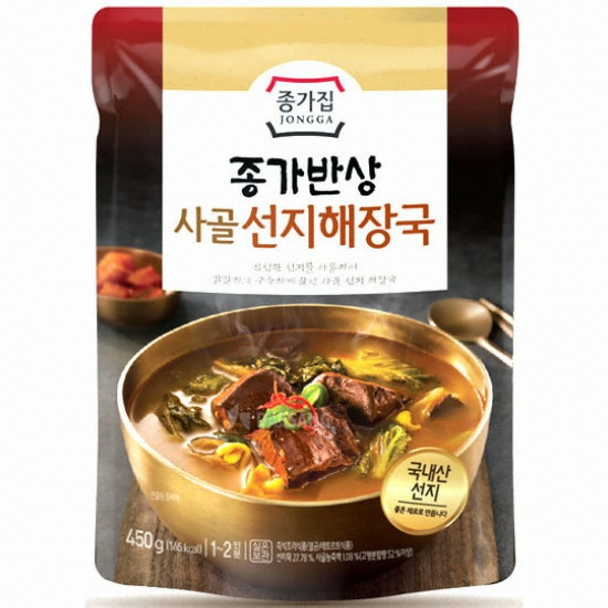 대상 종가집 종가반상 사골 선지해장국 450g [1개] - 에누리 가격비교