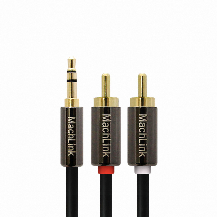 마하링크  3.5mm 스테레오-2RCA 고급형 케이블 (ML-SRH)