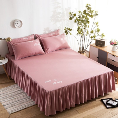 리진 순면 스커트 침대커버