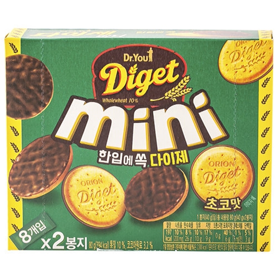 오리온 닥터유 다이제 미니 80g