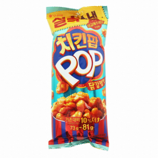 오리온  치킨팝 닭강정맛 81g