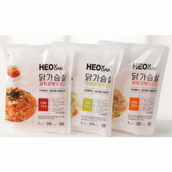 태송  허닭 닭가슴살 김치 곤약 볶음밥 250g