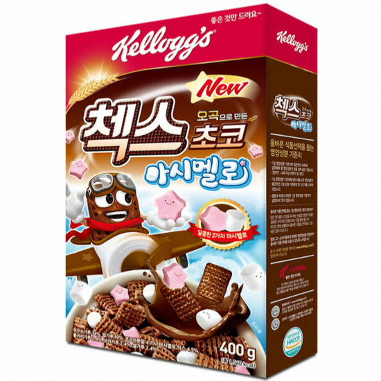 켈로그  오곡으로 만든 첵스초코 마시멜로 400g