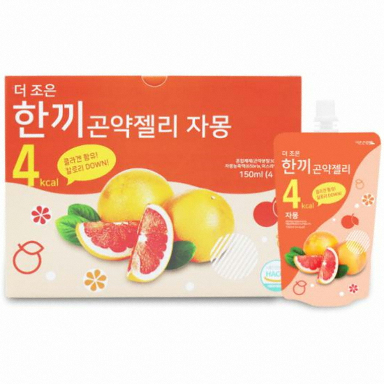 도투락 더존건강 더조은 한끼 곤약젤리 자몽 150ml