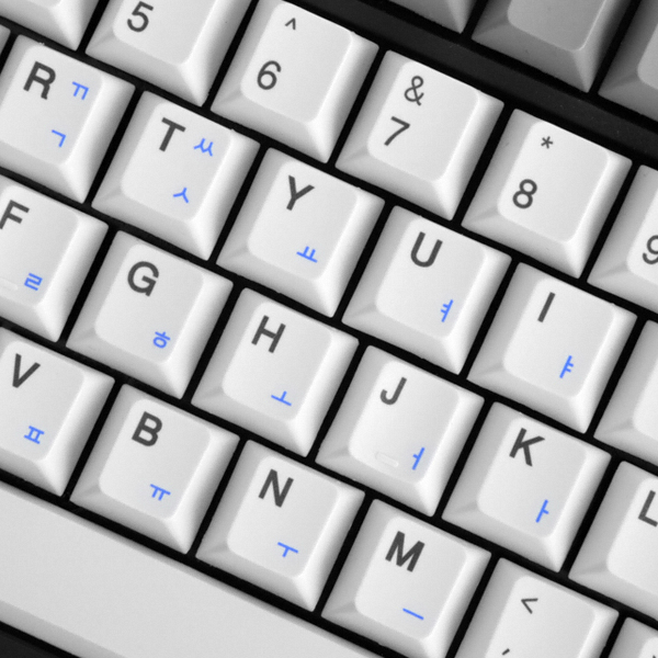 COX  145Key 염료승화 PBT 한글 포인트 컬러 키캡