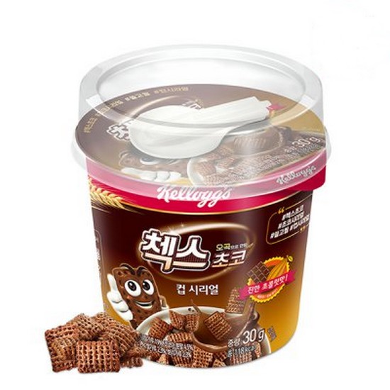 켈로그  오곡으로 만든 첵스초코 컵 시리얼 30g
