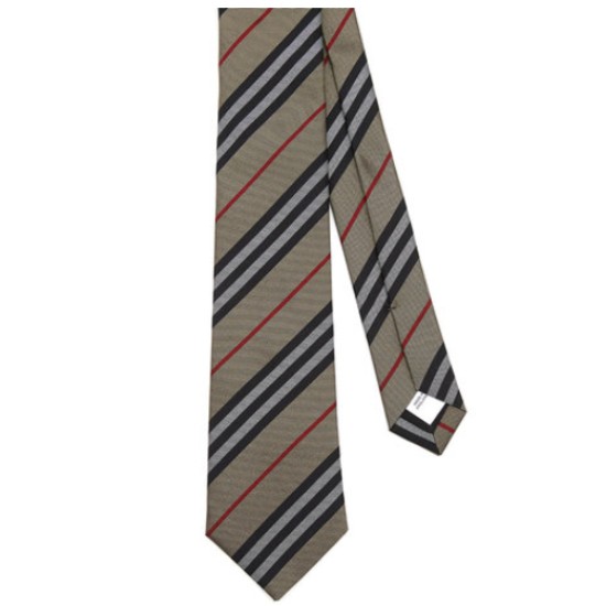 버버리 스트라이프 실크 넥타이_8011694