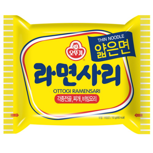 오뚜기  라면사리 얇은면 110g