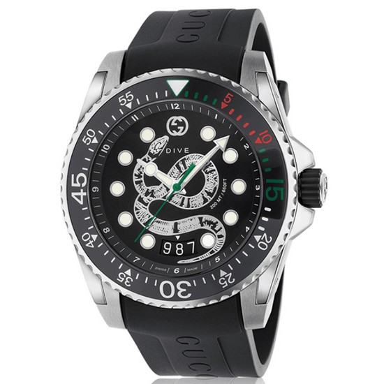 구찌 러버 우레탄 시계_YA136217