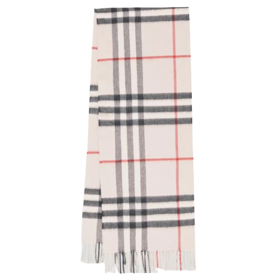 버버리 남녀공용 자이언트 체크 캐시미어 머플러_8015533