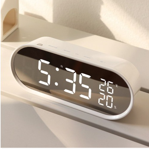 무아스  LED 팝 미러클락 빅 탁상시계