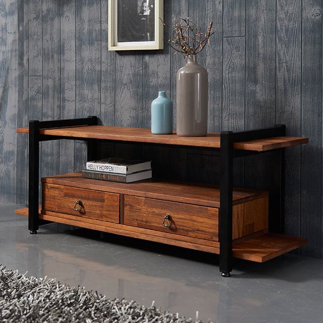 도도 지부티 멀바우 원목 거실장 1200