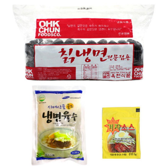 옥천식품  옥천 칡 냉면 10인분 풍원 골드 육수 봉 겨자소스
