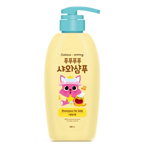 베비언스 핑크퐁 푸푸푸푸 샤와 샴푸 380ml