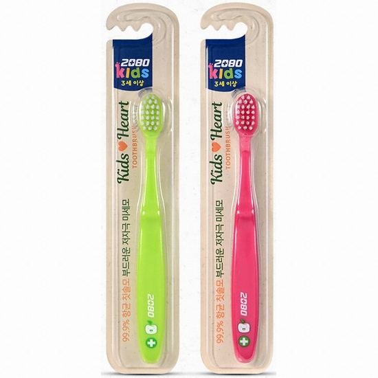 애경 2080 키즈하트 칫솔
