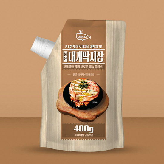 고래미  붉은대게딱지장 400g