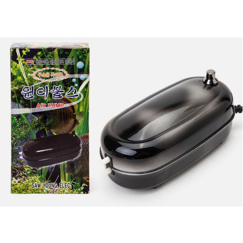 윈디불스 무소음 2구 에어펌프