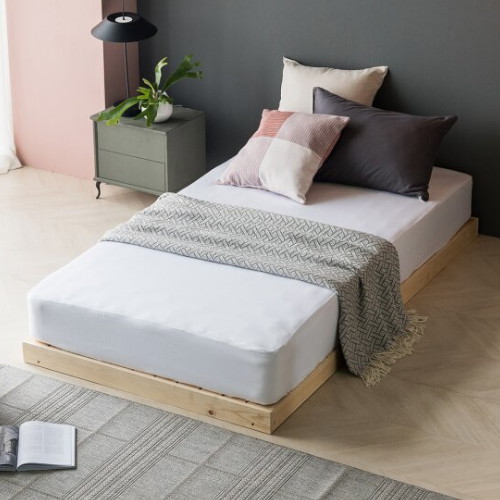 아씨방 스타크 원목마루 저상형 침대 SS