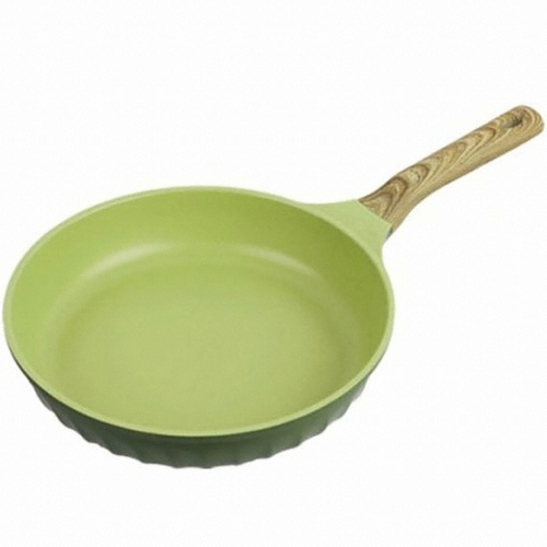 포시즌  올리브 그린우드 프라이팬