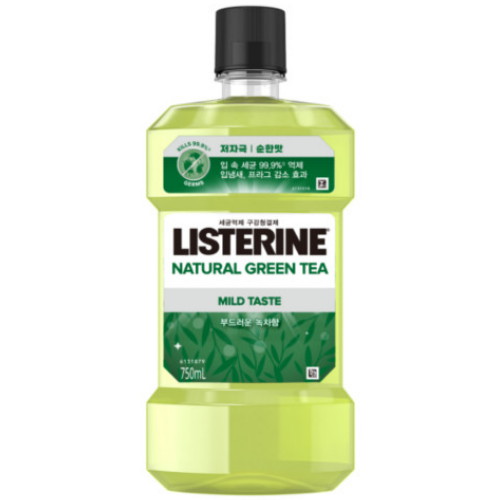 존슨앤존슨 리스테린 내추럴 그린티 마일드 750ml