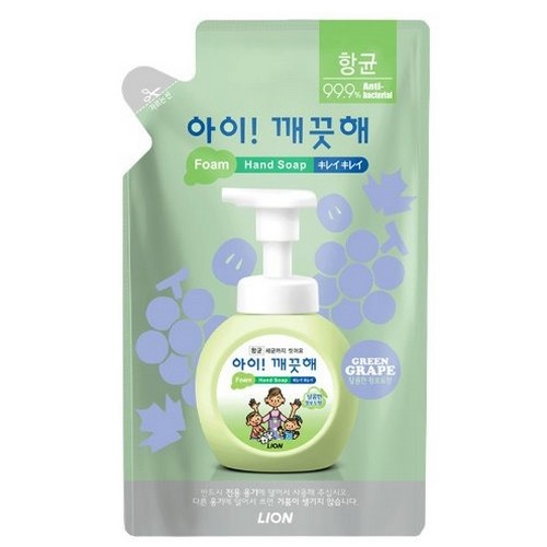 아이깨끗해 청포도 항균 폼 핸드 솝 리필 200ml
