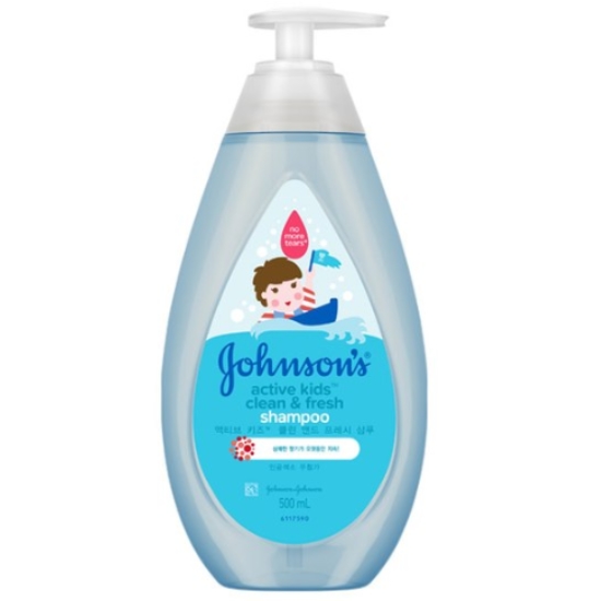 존슨즈베이비 액티브 키즈 클린 앤드 프레시 샴푸 500ml