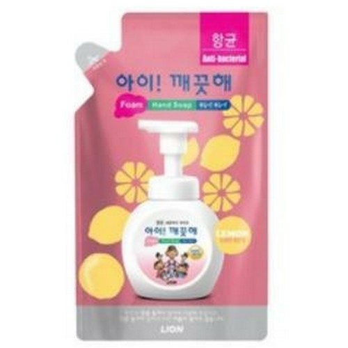 아이깨끗해 레몬 항균 폼 핸드 솝 리필 450ml