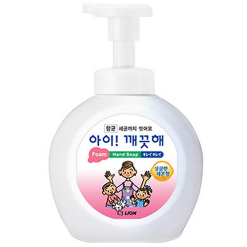아이깨끗해 레몬 항균 폼 핸드 솝 250ml