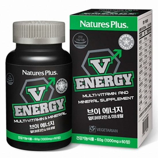 네이쳐스플러스 브이에너지 멀티비타민&미네랄 60정