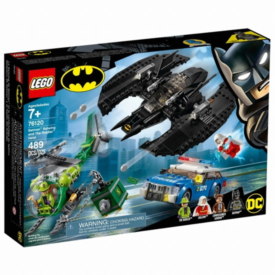 레고  DC 슈퍼히어로 배트맨 배트윙과 리들러의 강도 (76120)