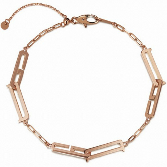 골든듀  18K 핑크골드 지디듀엣슬림3 팔찌_281800075